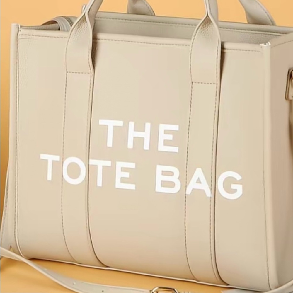 Beige Tote Bag